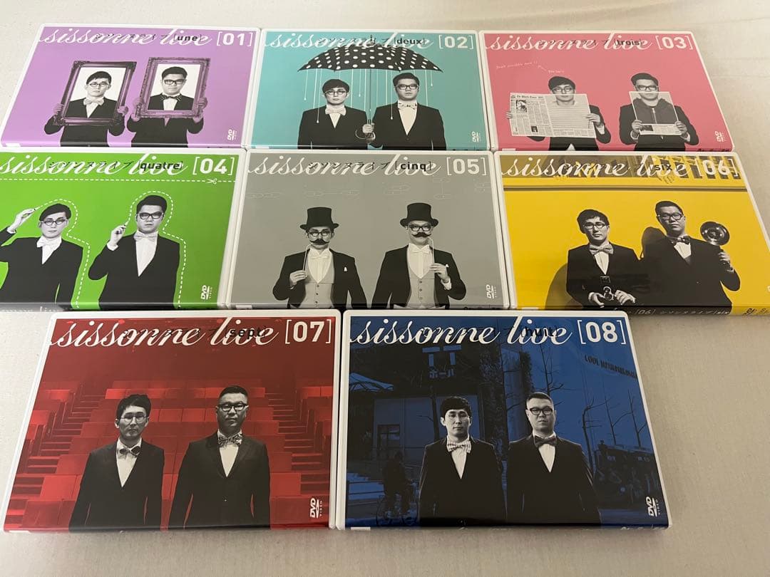 シソンヌ live DVD 全8巻セット　1-8