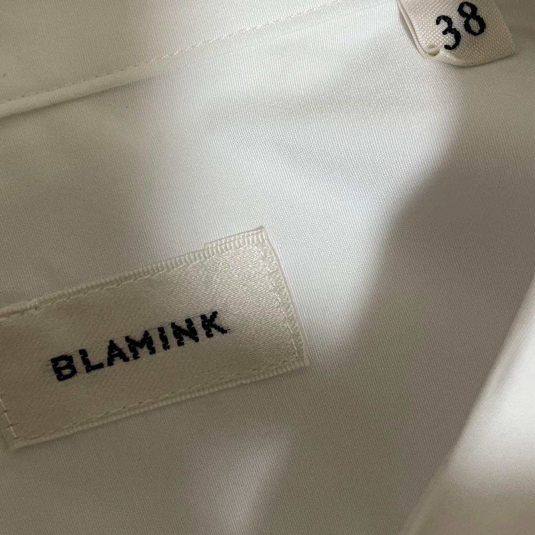 極美品 定価6.6万ブラミンク ブラウス シャツ 24SS ロゴ長袖 レギュラー