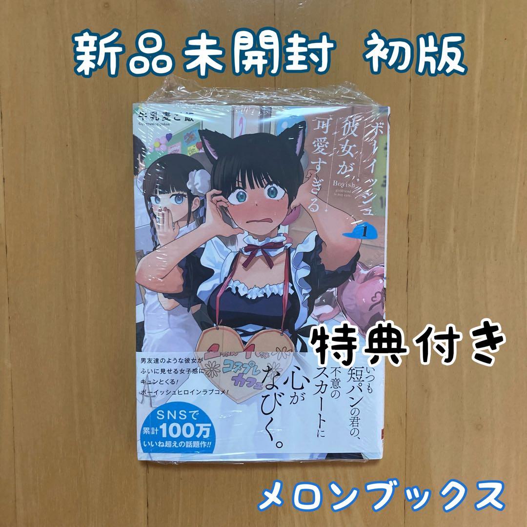 初版 1巻 特典 ボーイッシュ彼女が可愛すぎる メロンブックス クリアファイル