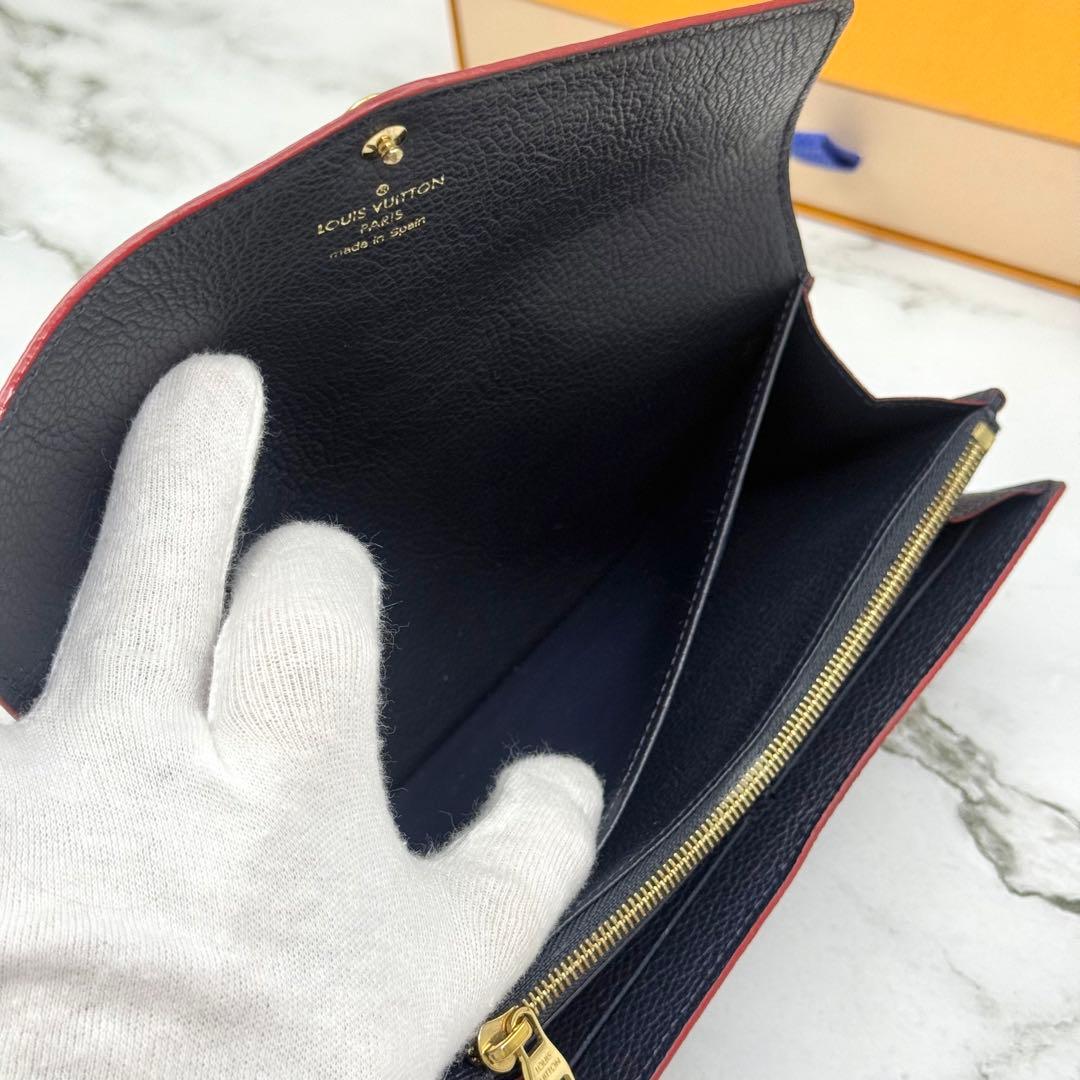 【美品】ルイヴィトン 長財布 アンプラント ポルトフォイユ サラ