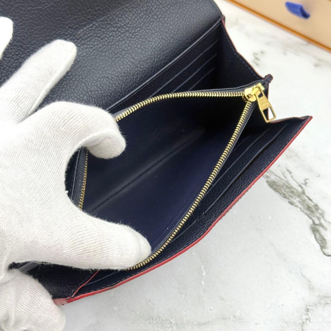 【美品】ルイヴィトン 長財布 アンプラント ポルトフォイユ サラ