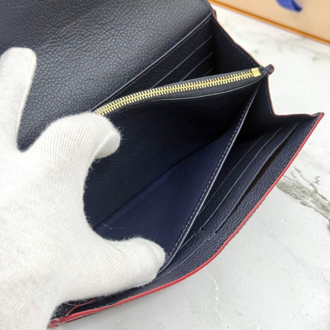 【美品】ルイヴィトン 長財布 アンプラント ポルトフォイユ サラ