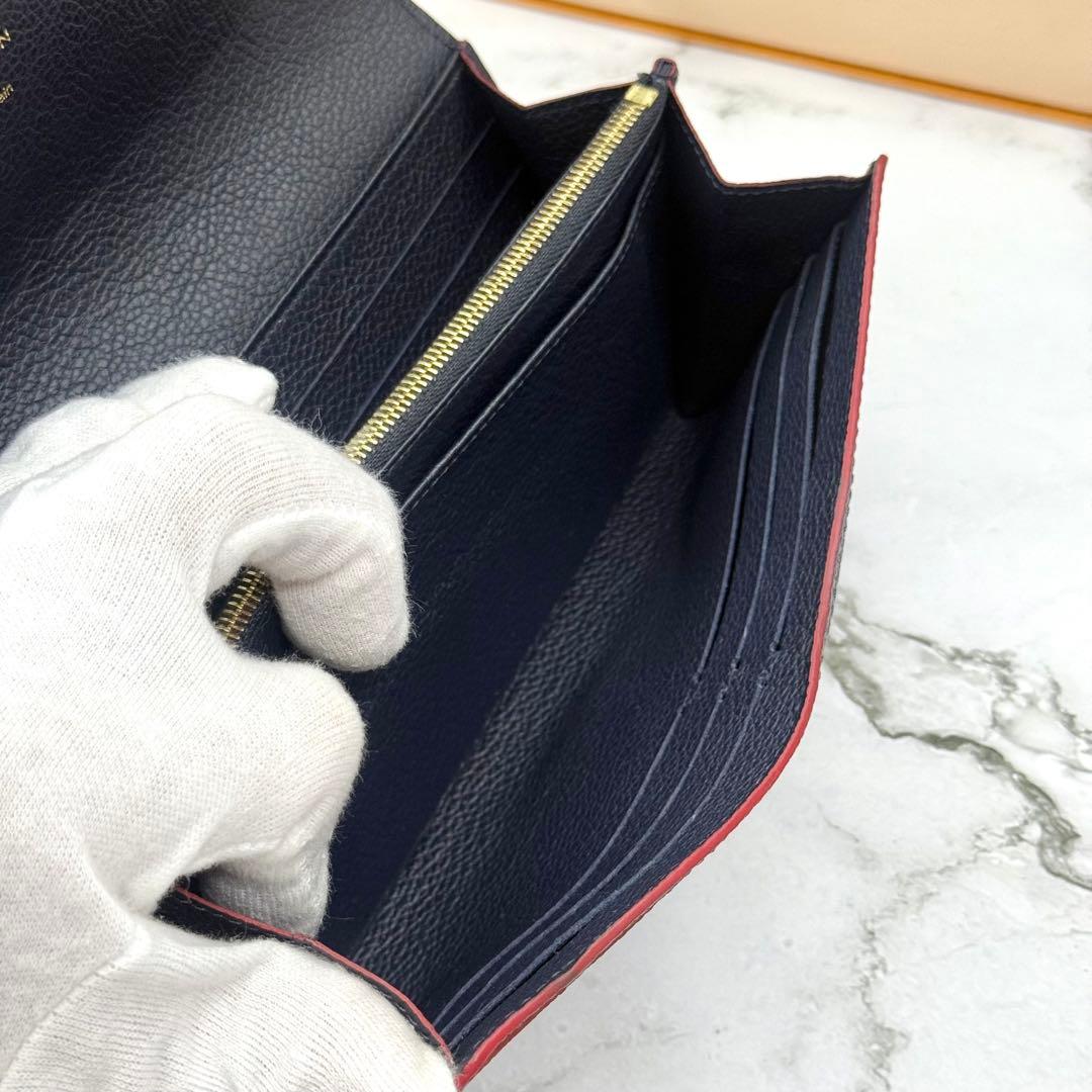 【美品】ルイヴィトン 長財布 アンプラント ポルトフォイユ サラ