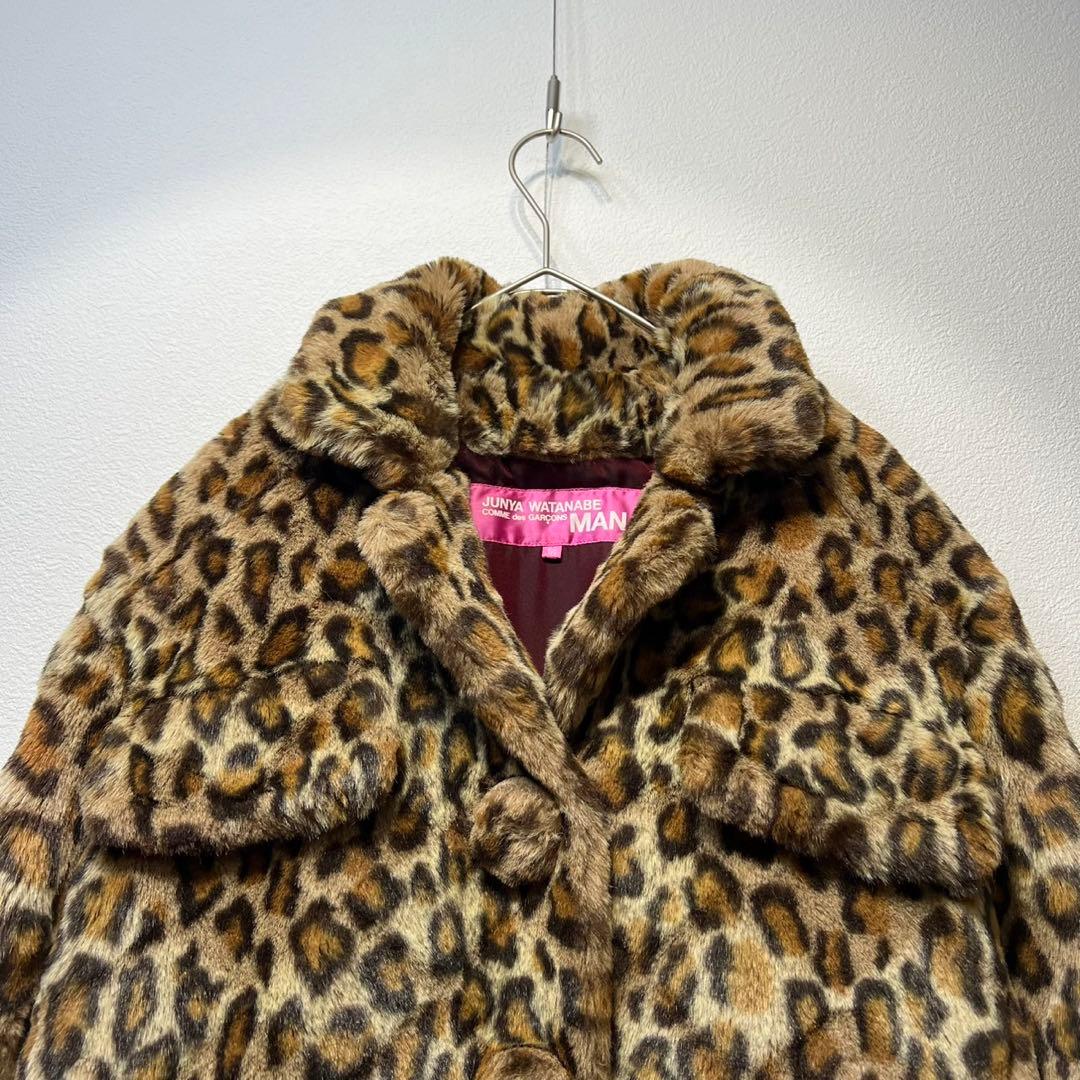 美品 04年製 ジュンヤワタナベ コムデギャルソンマン レオパード ジャケット