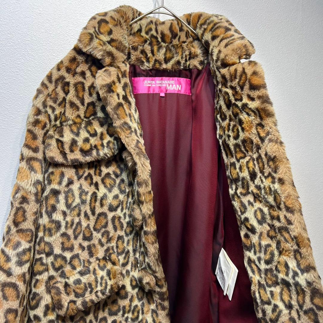 美品 04年製 ジュンヤワタナベ コムデギャルソンマン レオパード ジャケット