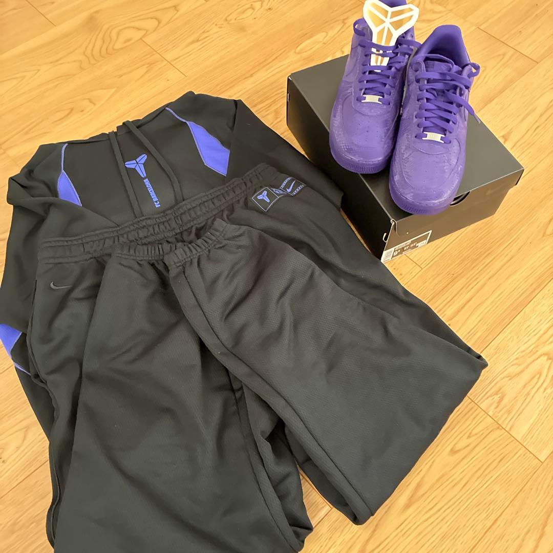 FCバルセロナ セットアップ & エア フォース 1 コービー コート パープル