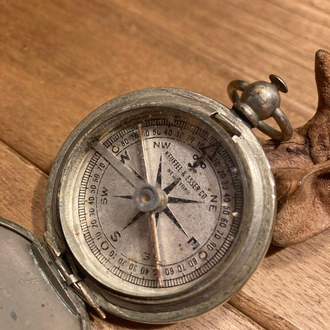 米軍　真鍮製　ビンテージコンパス 懐中時計　スイートハートジュエリーアメリカ