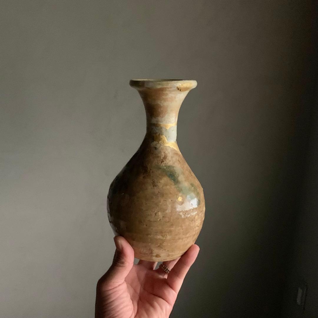 黄瀬戸 徳利 古美術 古道具 アンティーク 桃山〜江戸初期