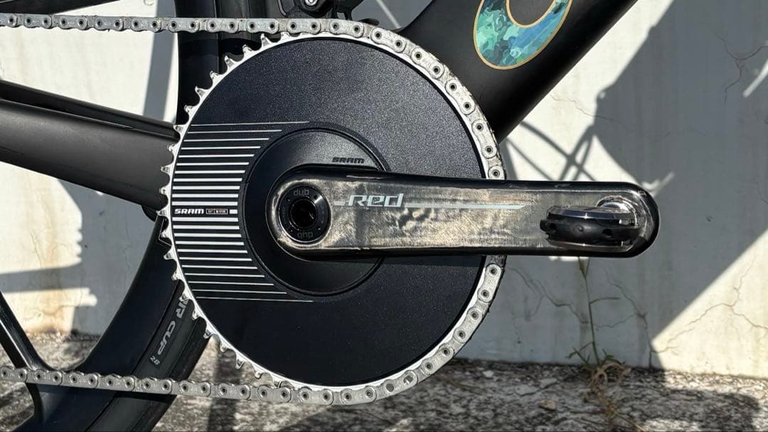 新型SRAM RED E1 カーボンクランク DUB 165mm