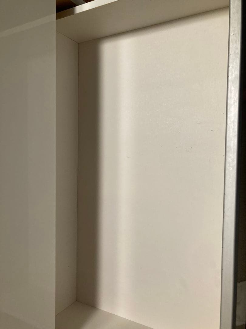 ニトリ　キッチン　カウンター　ボード　白　食器棚　収納　インテリア　引き出し