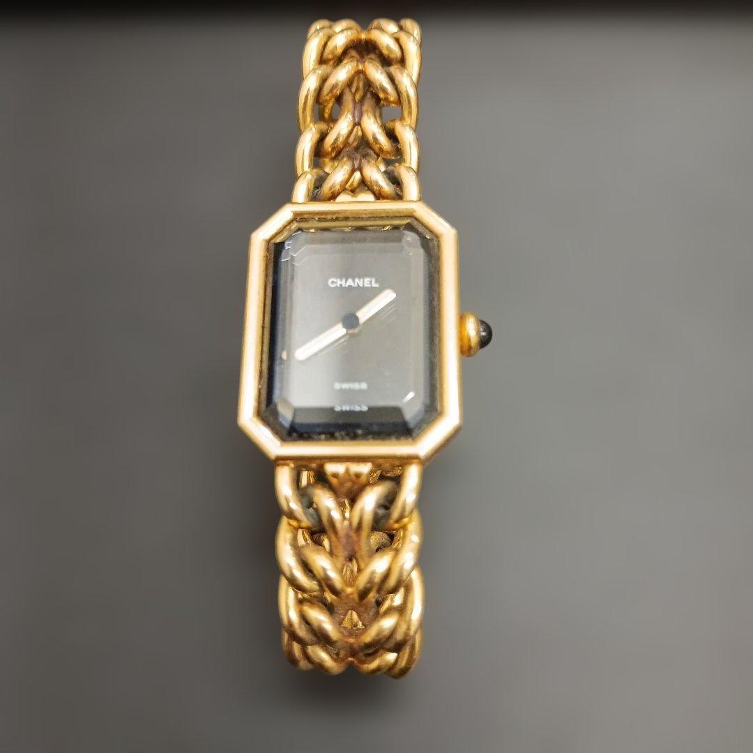CHANEL プルミエール　ゴールド腕時計 Q.K47978 M 電池交換必要