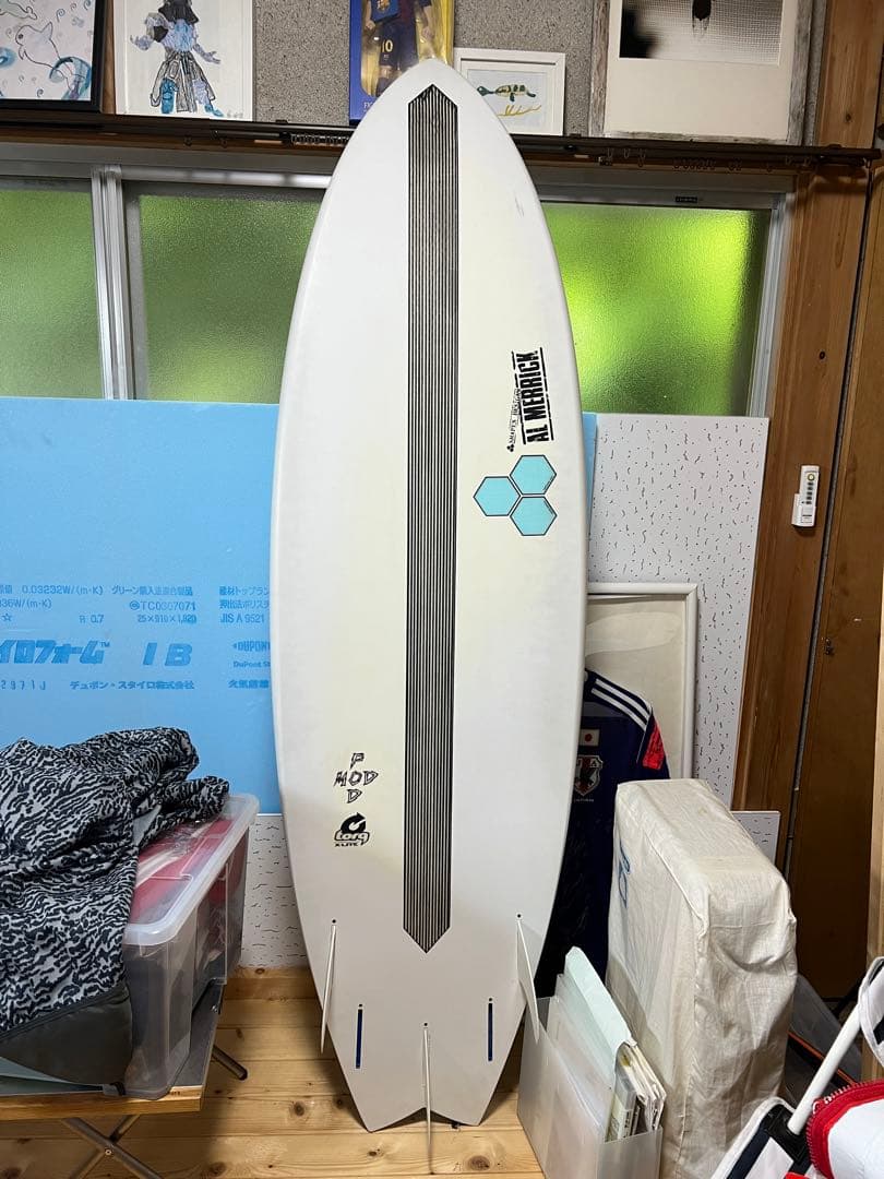 アルメリック pod mod 6'2 40.5l ハードケース付