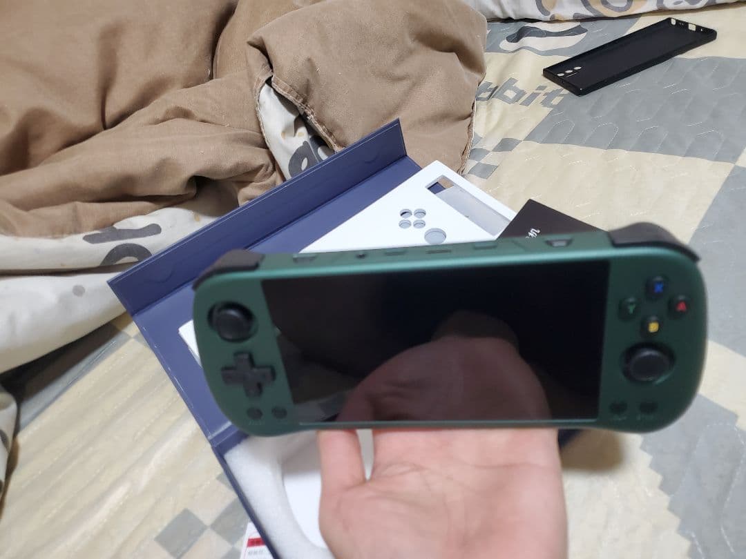 け*い様 Powkiddy X55 グリーン ポータブルゲーム機