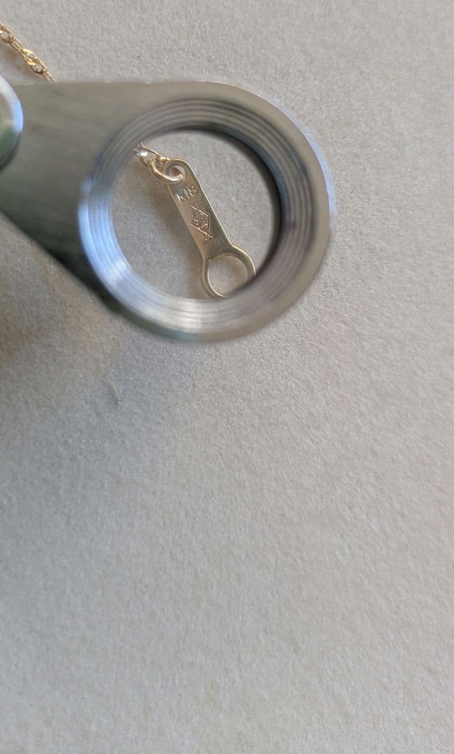 総1.4g　鍵ペンダントトップ　ネックレス　ｋ18 18金