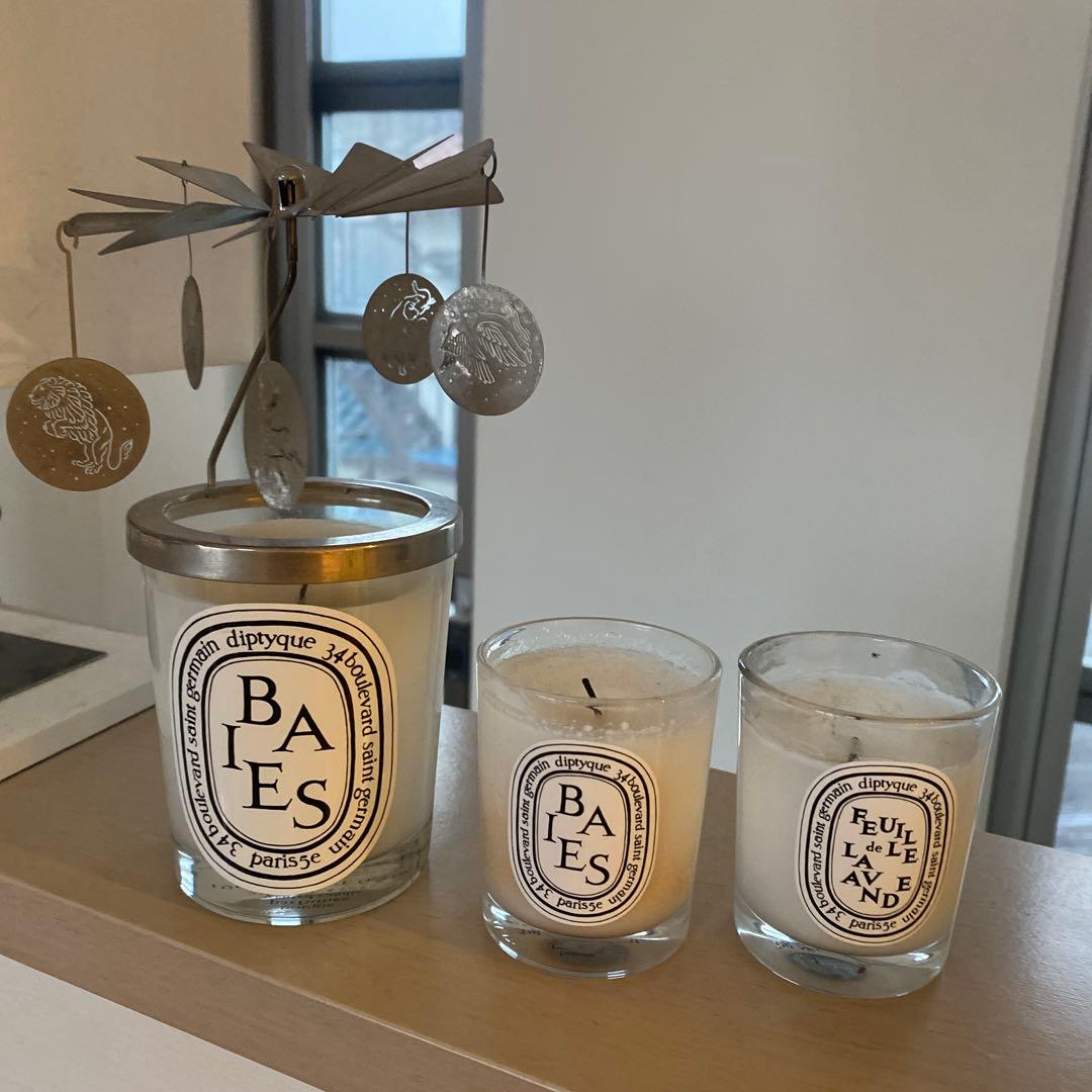 キャンドル Diptyque Baies & Feuille de Lavande