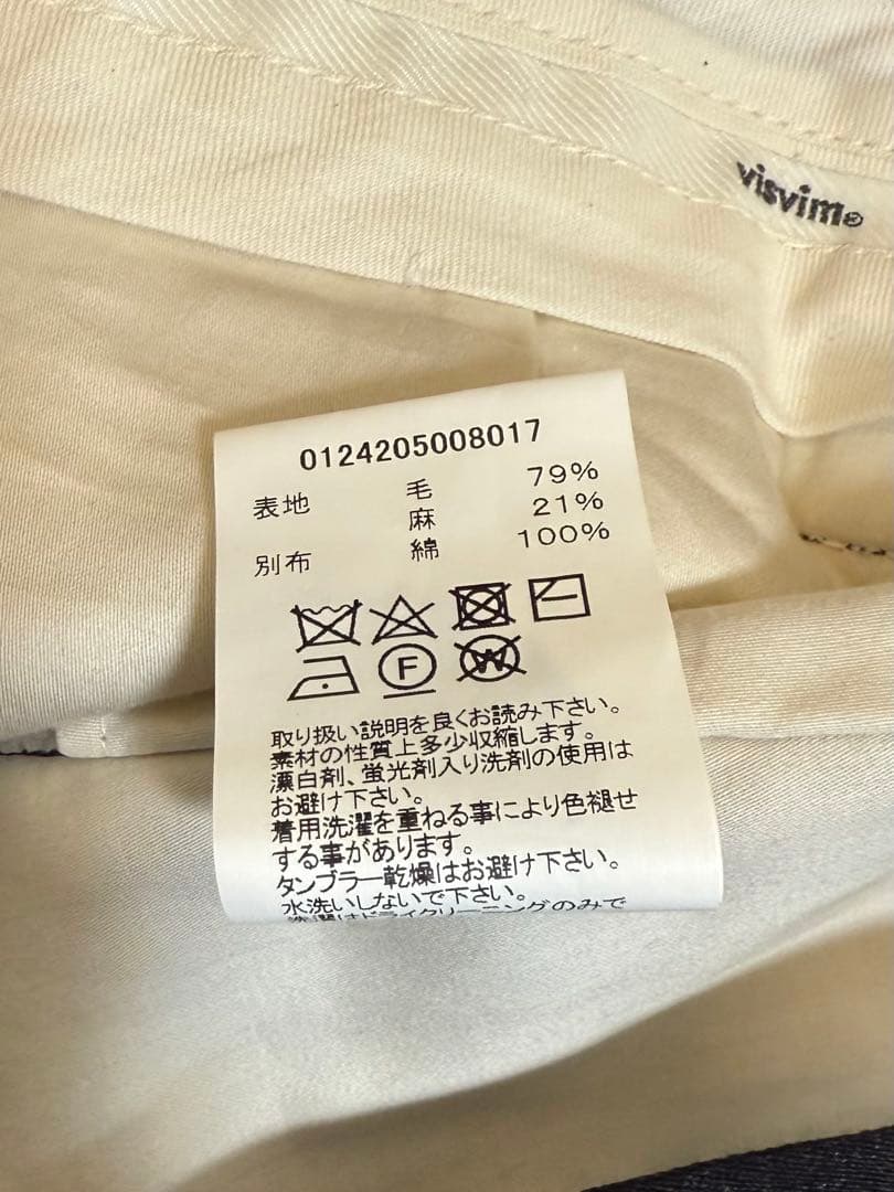 新品未使用VISVIM RUSSO PANTS BLACK 3 パンツ