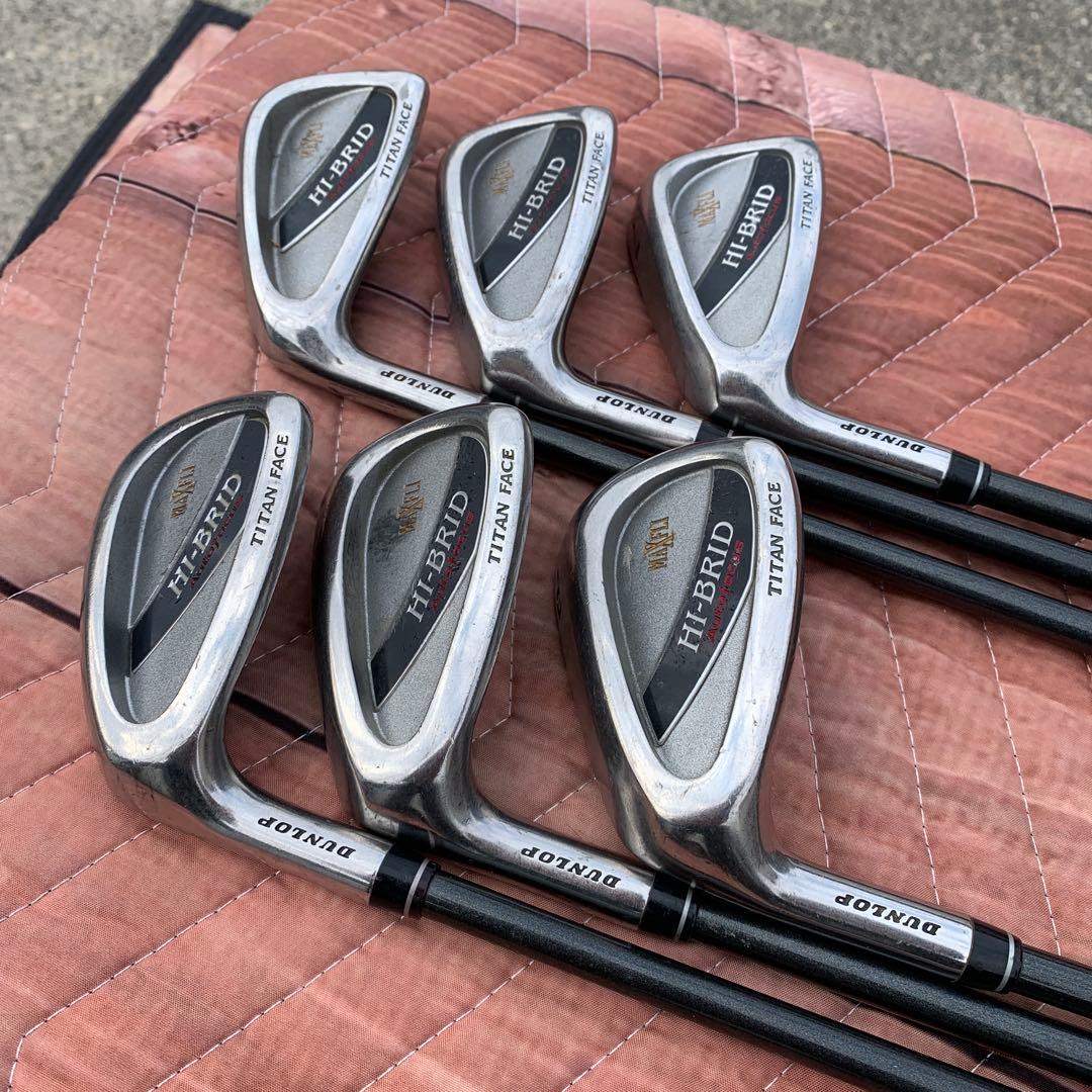 ヒ*デ様 ダンロップ　マックスフライ HI-BRID レフティ　左利き　アイアン