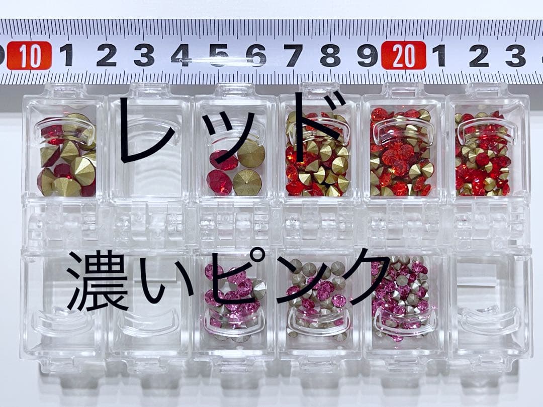 ネイル パーツ スワロフスキー ダイヤモンドカット Vカット セット販売