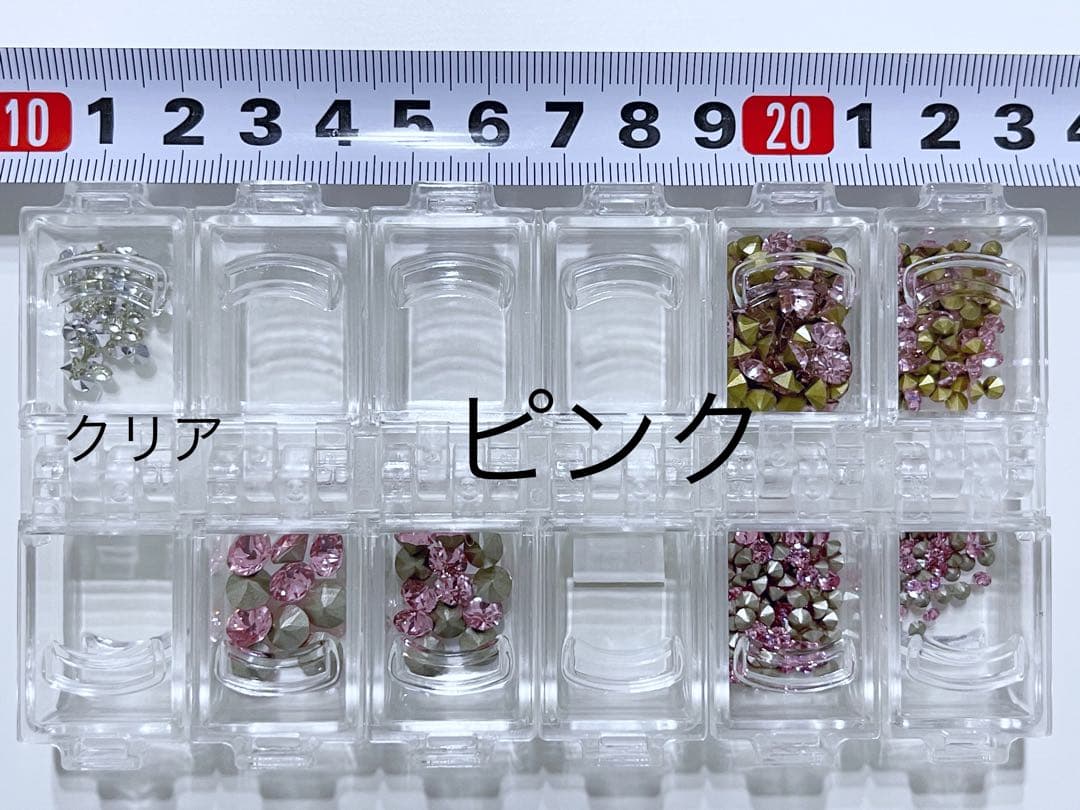 ネイル パーツ スワロフスキー ダイヤモンドカット Vカット セット販売