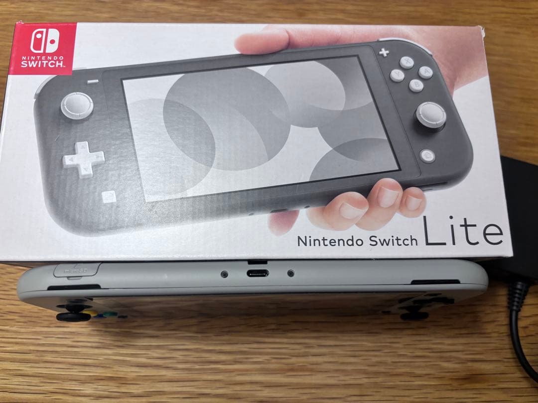 Nintendo Switch Lite グレー　スーファミ仕様カスタム品