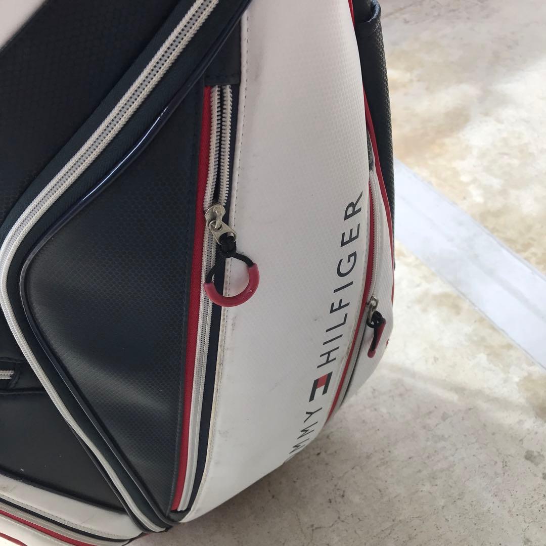   ゴルフ　ゴルフバッグ ネイビー/ホワイト/レッド