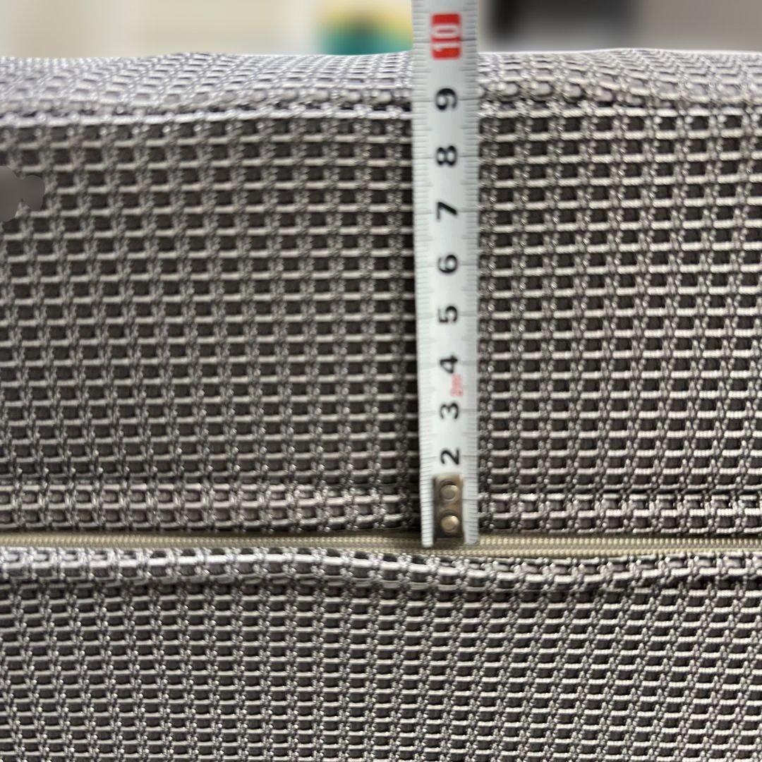 ［SUYARA］マットレス3つ折り（97×200×9　シルバー）