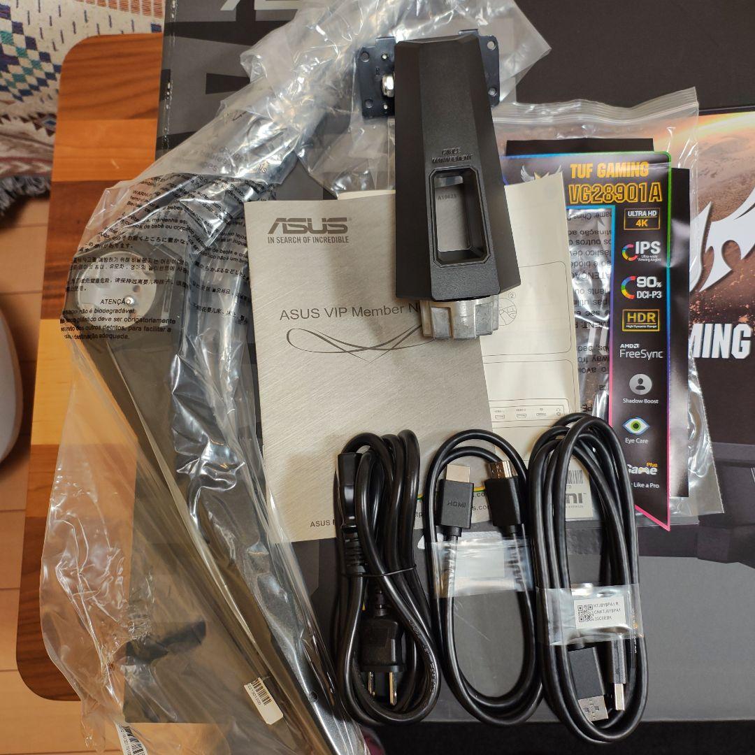 ASUS TUF Gaming VG289Q1A 28インチ　4K モニター