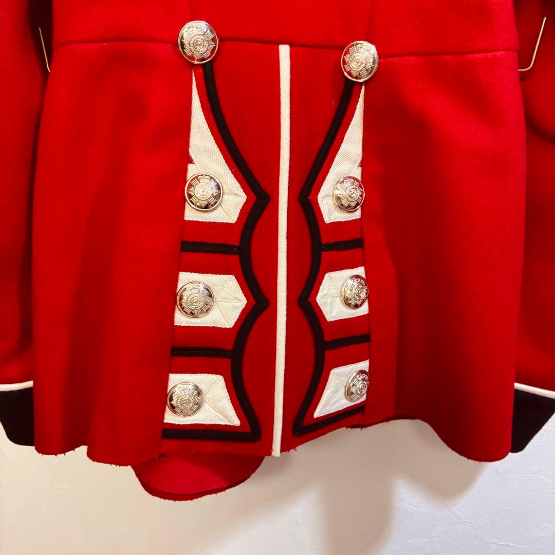 イギリス 近衛兵 ジャケット ウール RED 赤　軍服 グループサウンズ　衣装