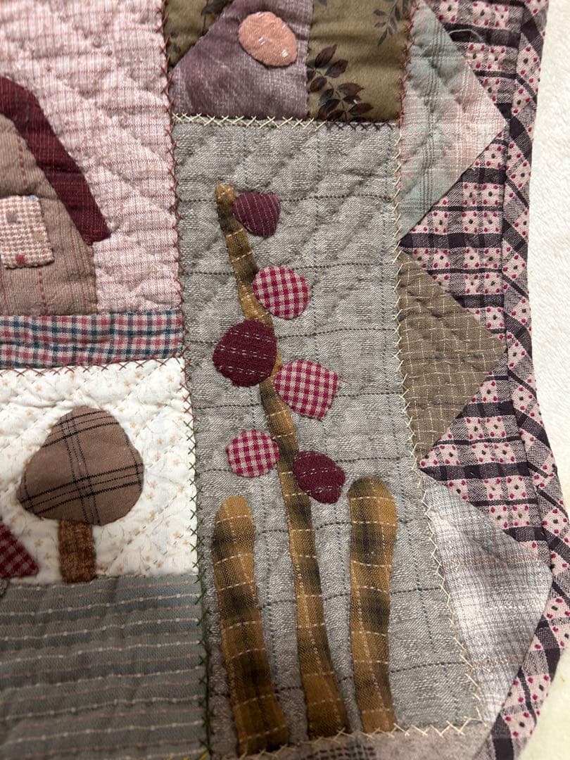 田舎風のタペストリー(^_^)パッチワーク＆ハンドメイド