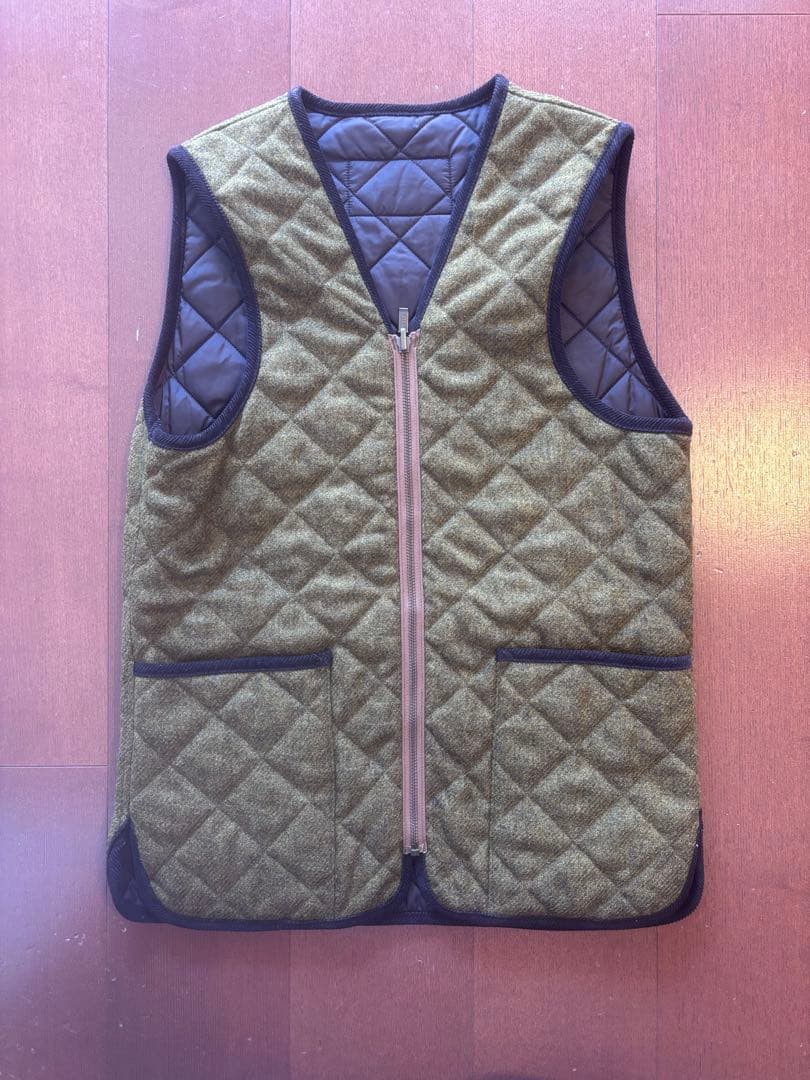 【美品】Barbour キルティングベスト 34