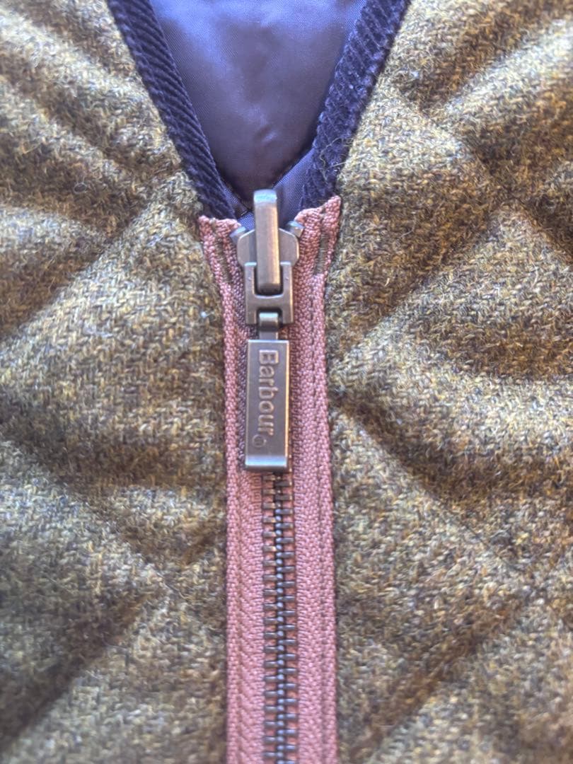 【美品】Barbour キルティングベスト 34