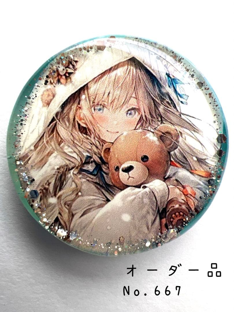 モカ吉様 レジン ヘアゴム