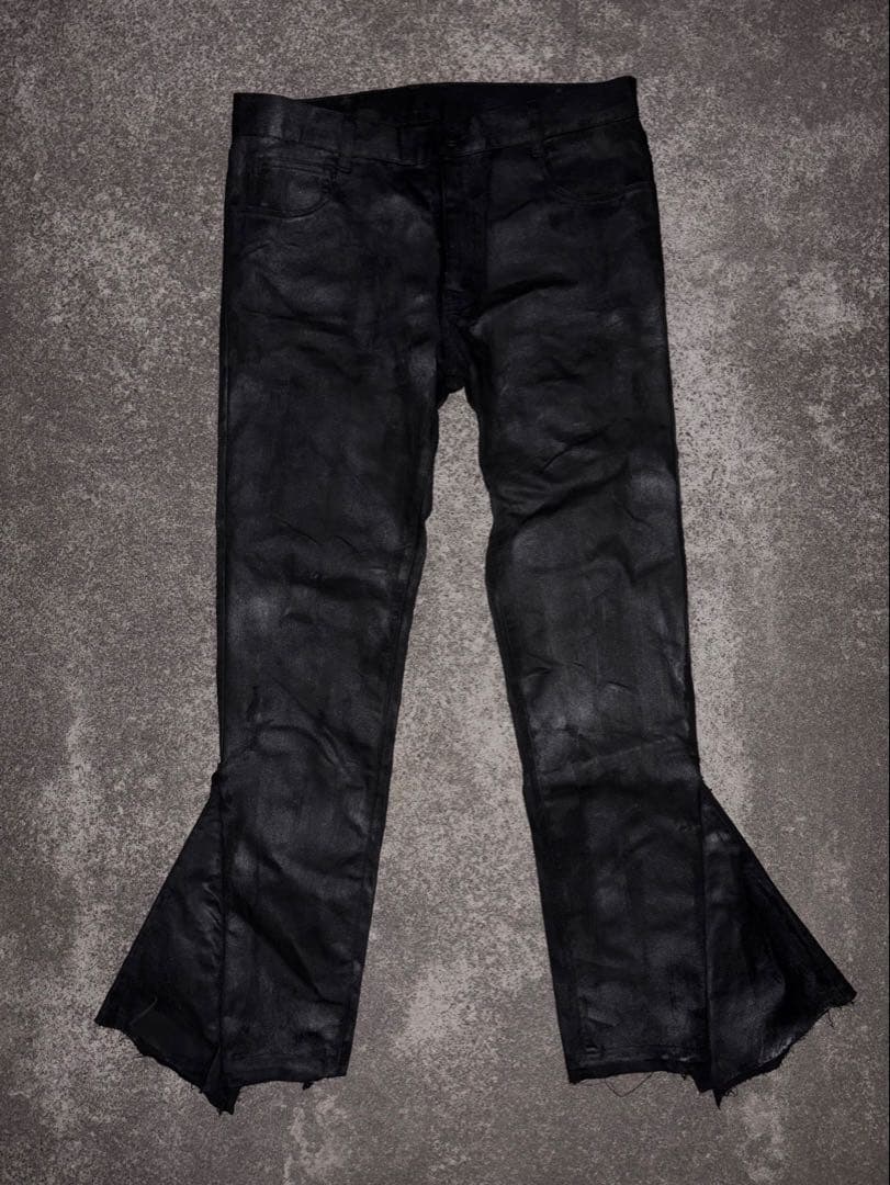 【archive】00sコーティングデニムパンツ ダークウェア エディ期 y2k