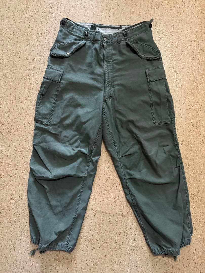 50's U.S.ARMY M-51 剥き出しスナップボタン フィールドパンツ