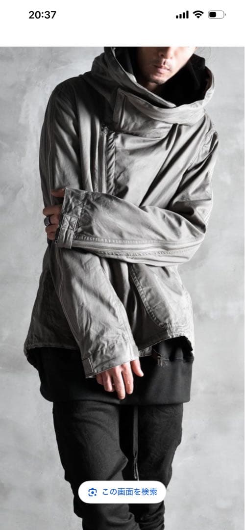 nude masahiko maruyama モッズコート、ショート