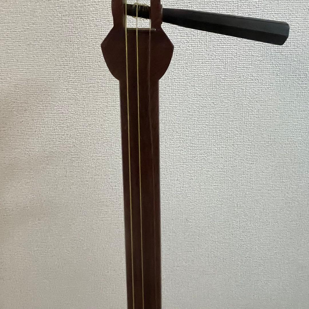 ✨【高級】三味線 中棹 紅木 丸打ち胴 ✨