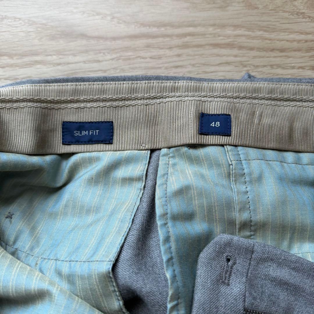 ポ*ん様 INCOTEX スラックス トロピカルウール グレー サイズ48