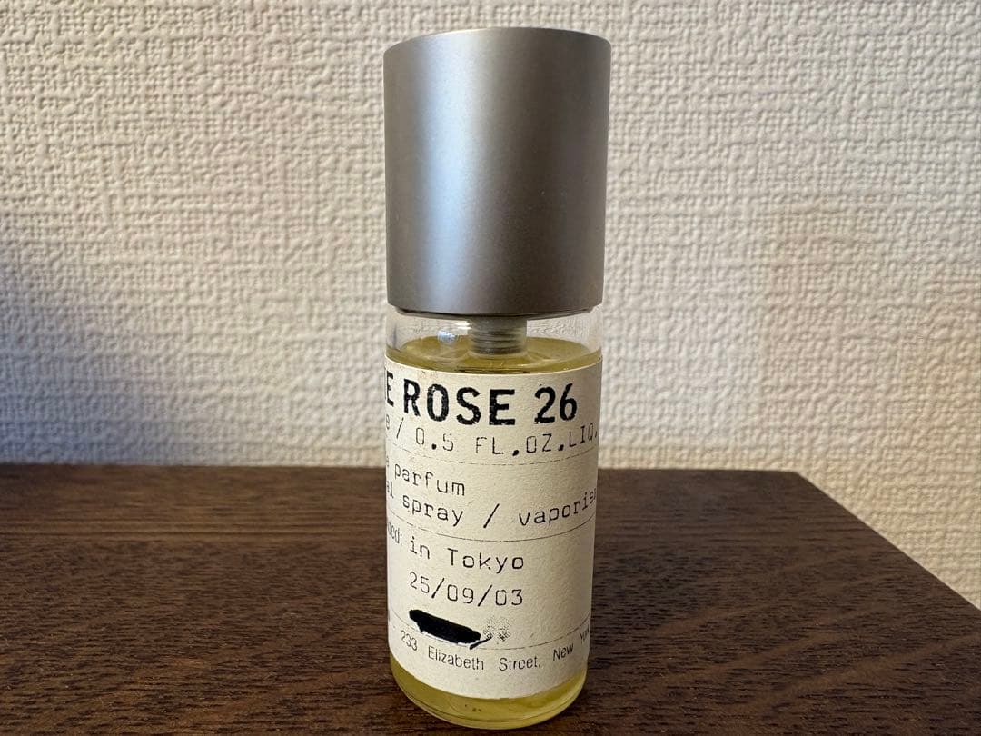【LE LABO】 BAIE ROSE 26 オードパルファム 15ml