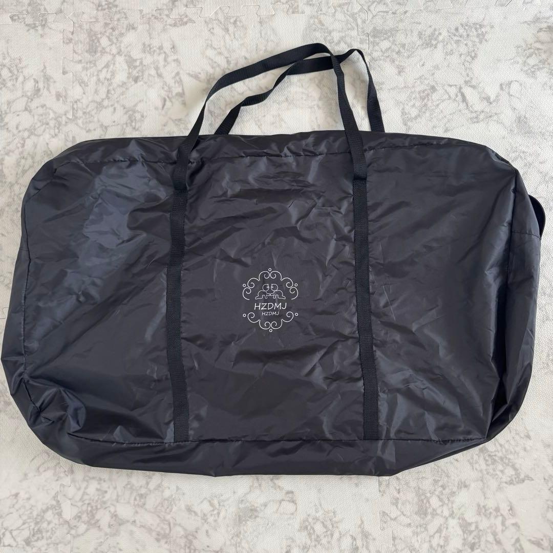 HZDMJベビーベッド＊折り畳み可＊高さ調節可＊ベージュ