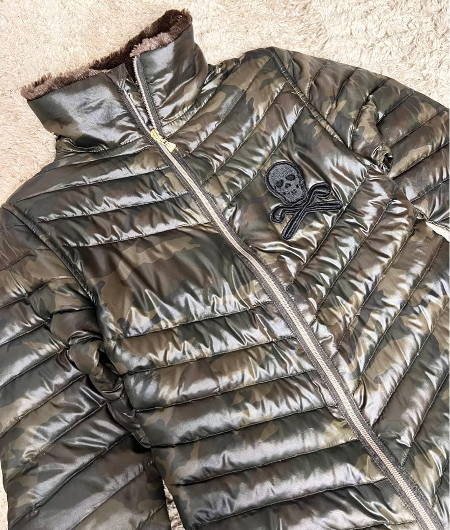 『美品』MARK&LONA マークアンドロナ　2way ダウンジャケット　迷彩