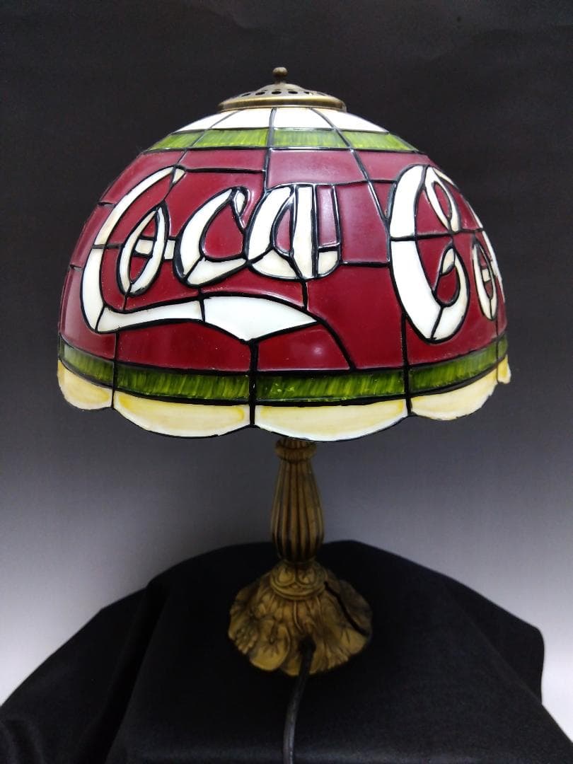 【アンティーク】コカ・コーラ　ティファニー　テーブルランプ