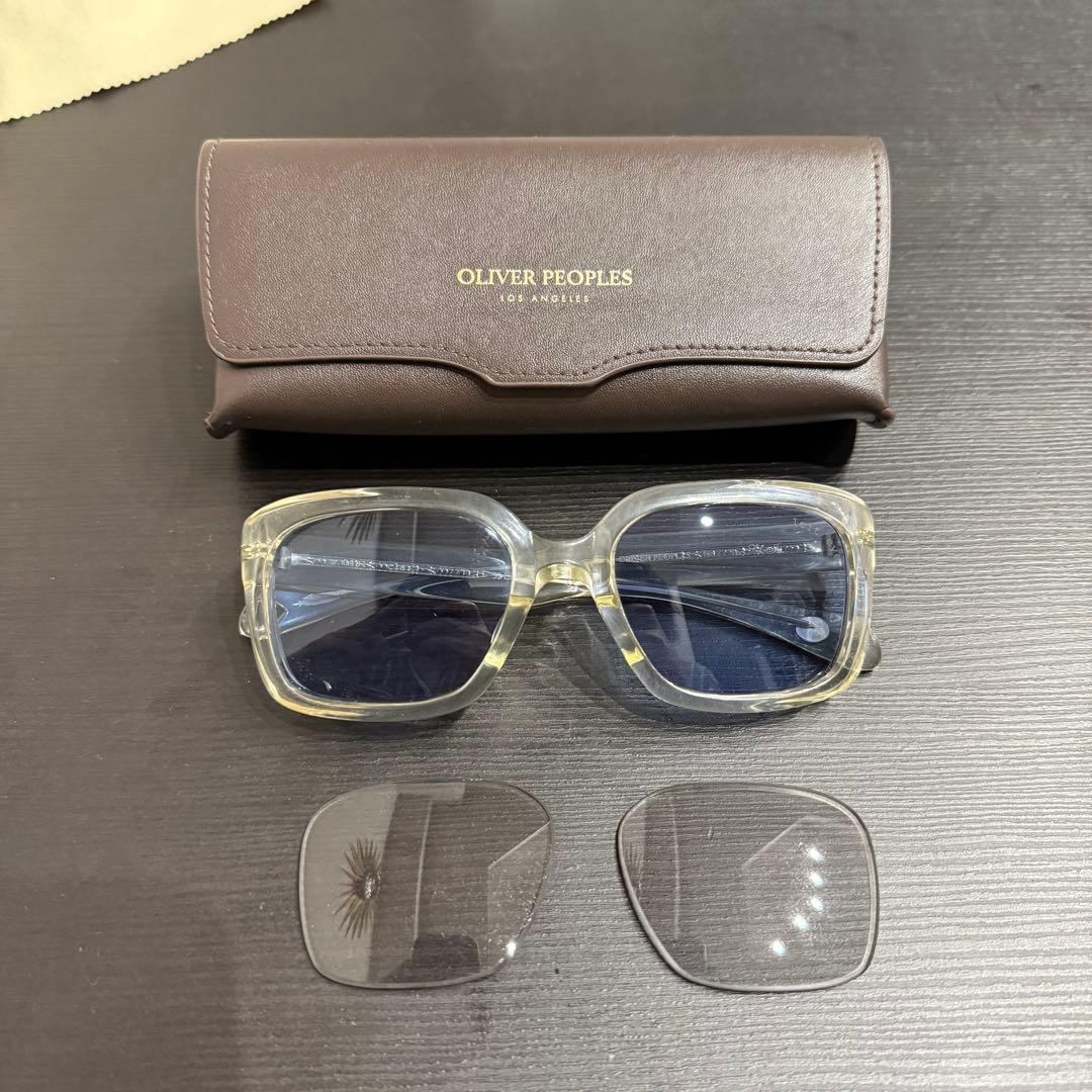 Soloist×OLIVER PEOPLES クリアサングラス