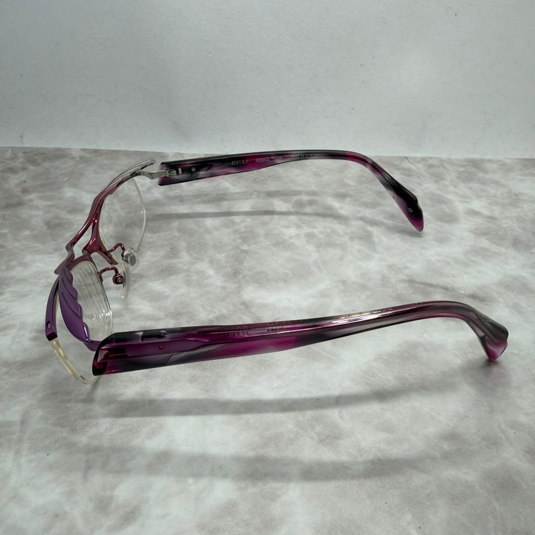 希少 三工光学 ハーフリムメガネ 度付き眼鏡 REAL R0903 ヴィンテージ