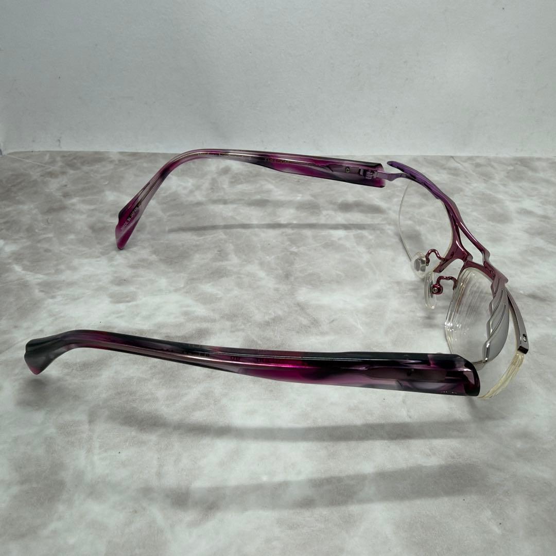 希少 三工光学 ハーフリムメガネ 度付き眼鏡 REAL R0903 ヴィンテージ