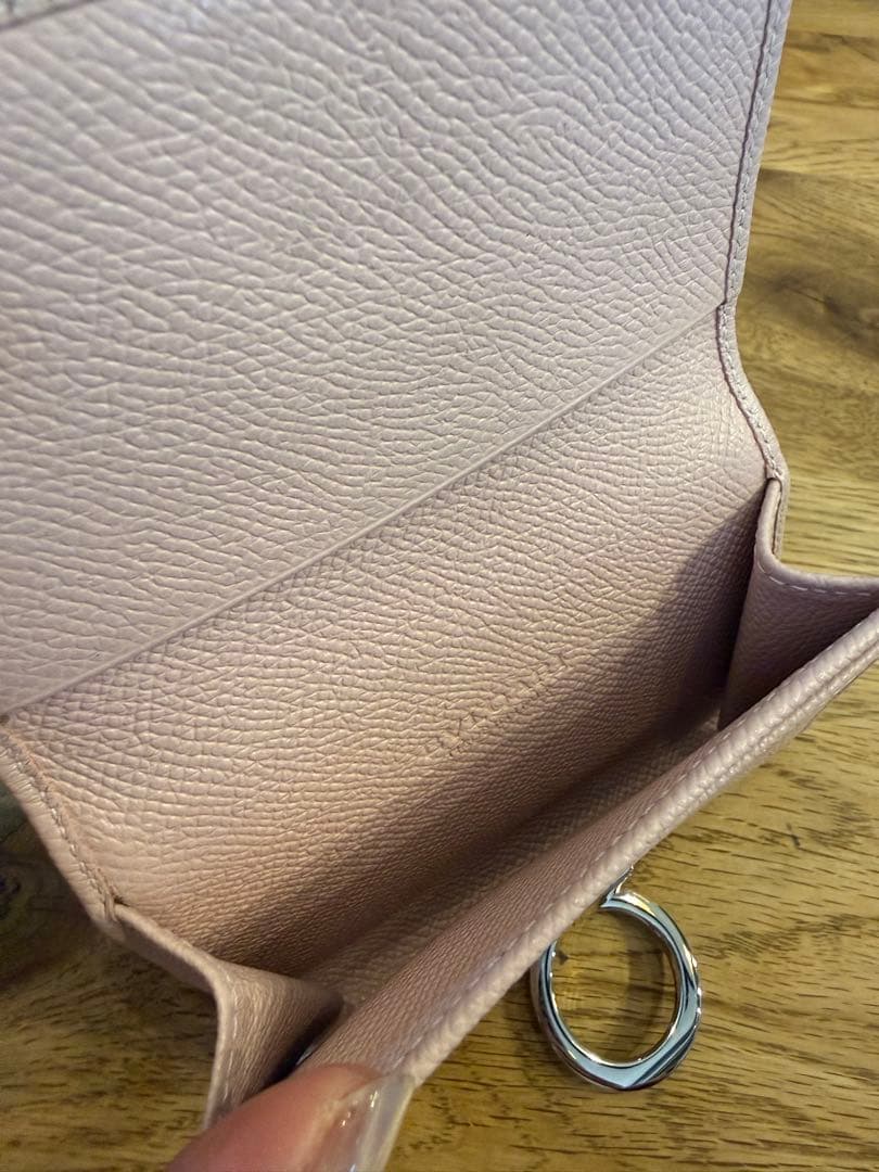 ブルガリ　30421 名刺入れカードケース　ピンク