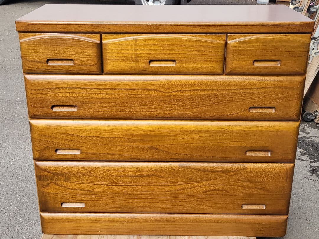 木製 チェスト タンス キャビネット ナチュラルカラー