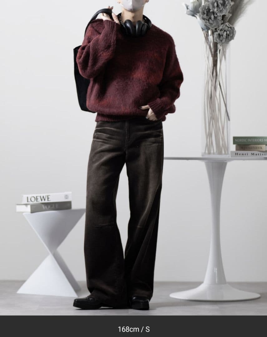 【完売品】CLEL アンティークデザイン コーデュロイスラックスパンツ