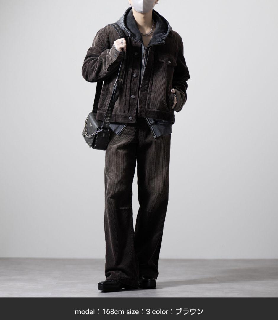 【完売品】CLEL アンティークデザイン コーデュロイスラックスパンツ
