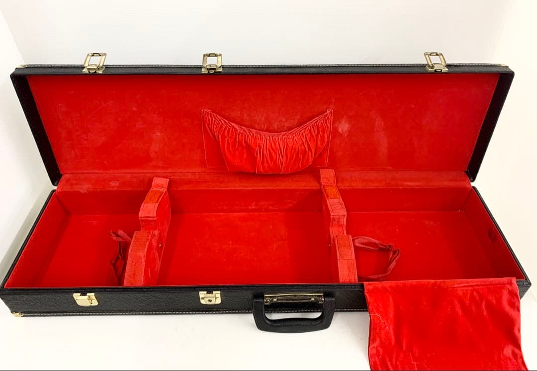 ジ*ン様 美品 沖縄三線 蛇皮 人口皮 入門 初心者用 ケース バチ付き