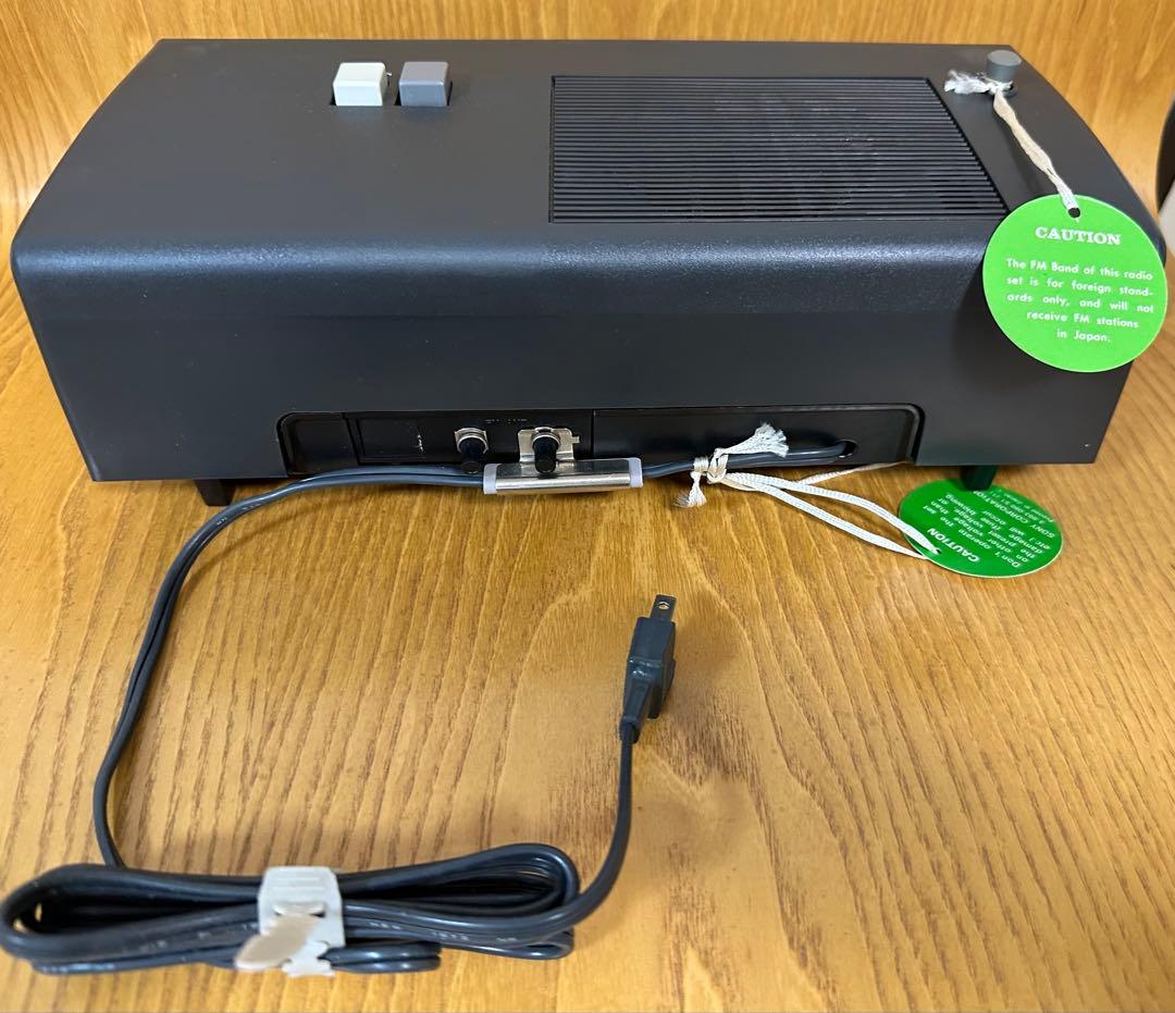 ☆希少【未使用】SONY TFM-C560W 1976年頃昭和レトロ時計ラジオ